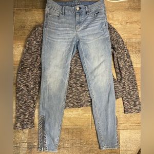 White House Black Market Midrise Skinny Ankle Jeans size 2.